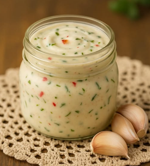 Molho de Alho Cremoso