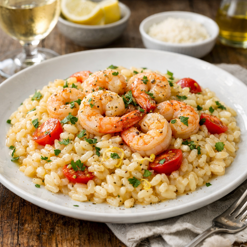 Risoto de Camarão Cremoso