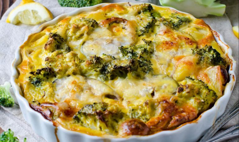 Brócolis gratinado