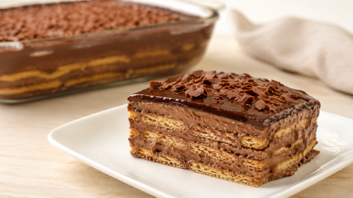 Pavê de chocolate fácil e cremoso