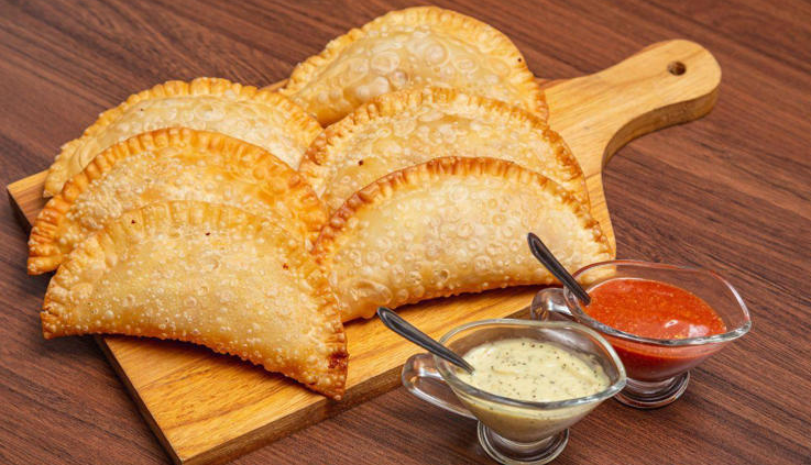 Pastel na air fryer sem estourar