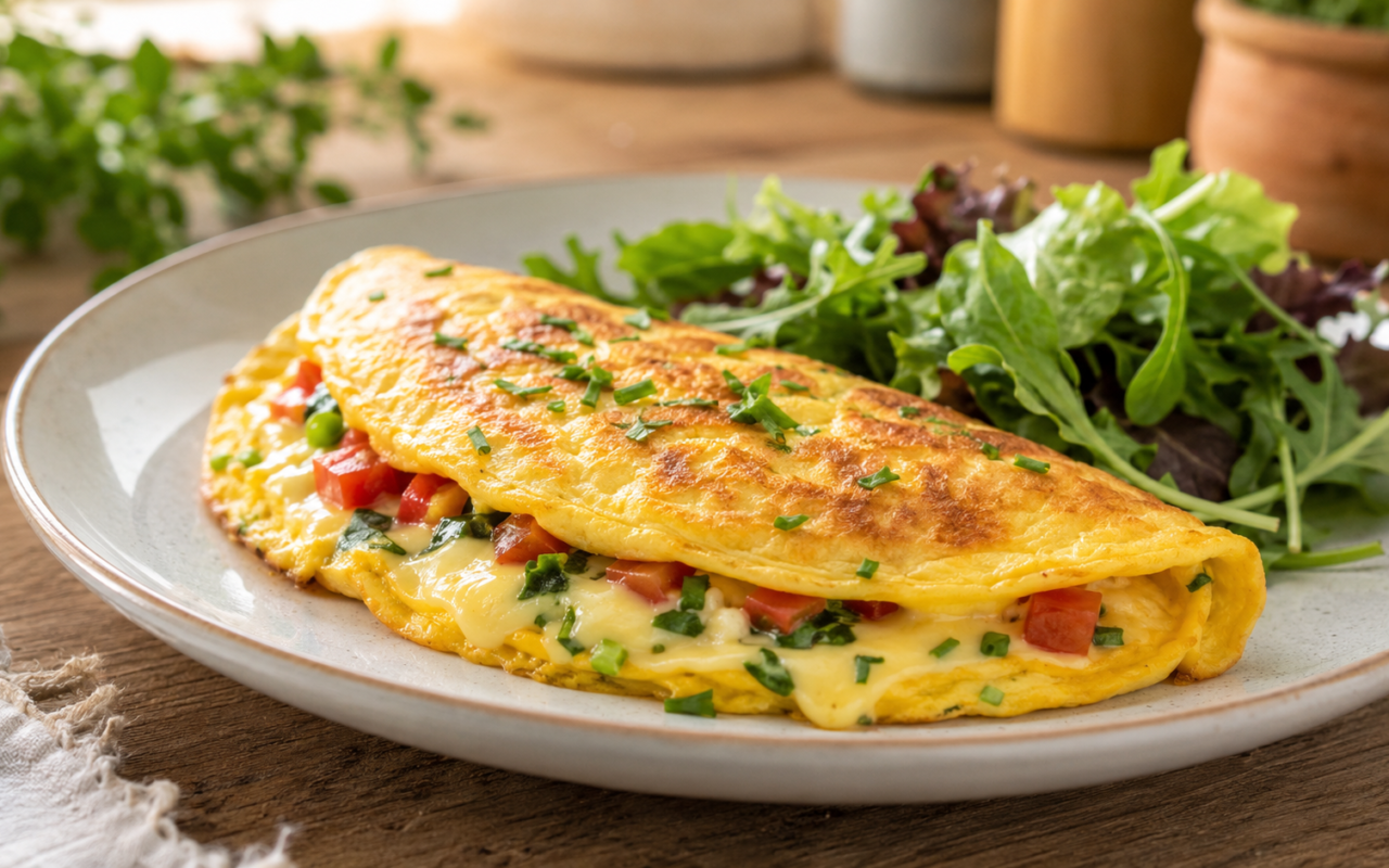 O omelete perfeito