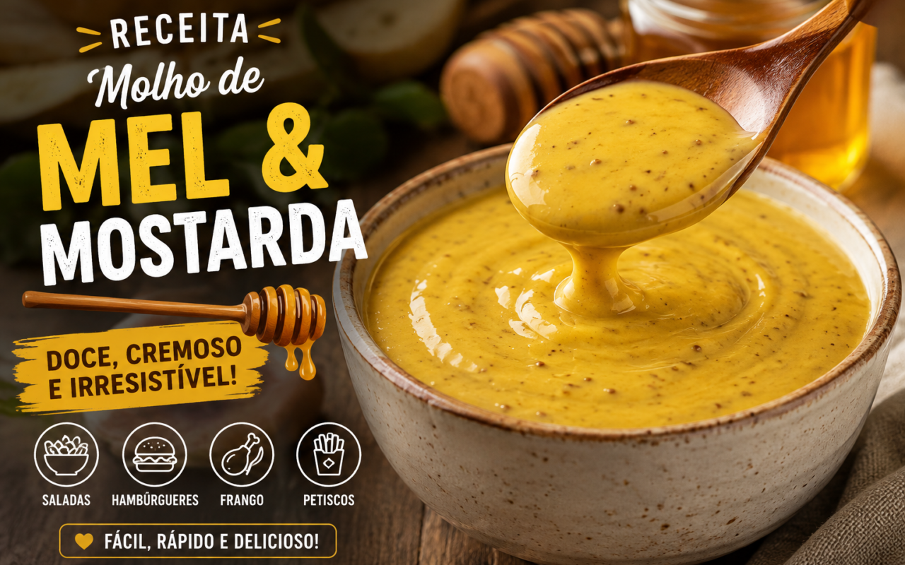 Molho de Mel e Mostarda (cremoso)
