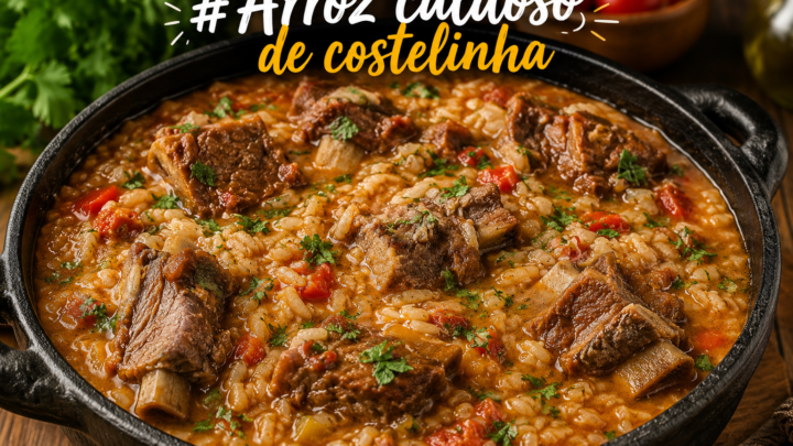 Arroz caldoso de costelinha